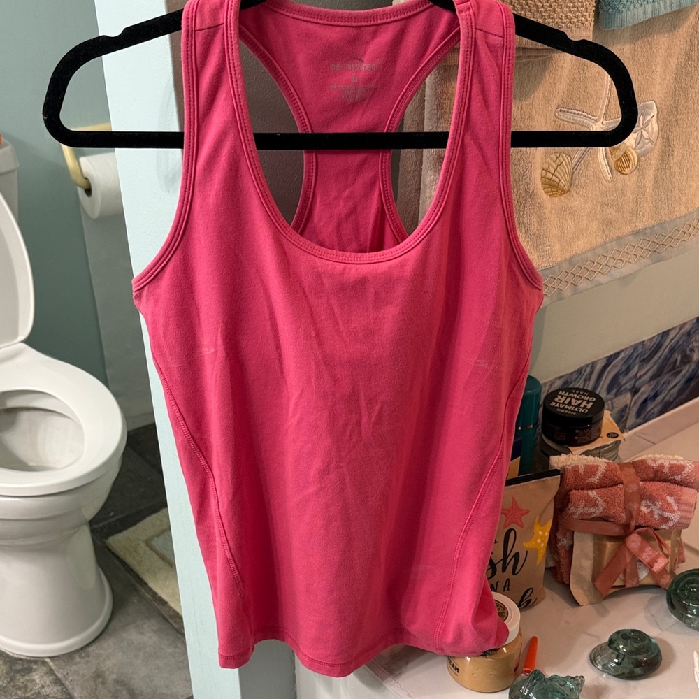Be Inspired Vibrant Pink Tank Top